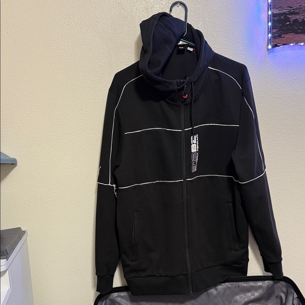 Puma Black Zip Up Men's Sweater